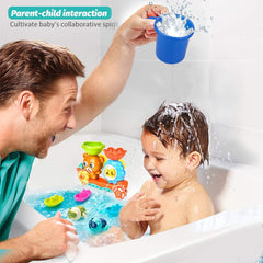 GOODLOGO boats float to encourage scooping, stacking, and imaginative play.