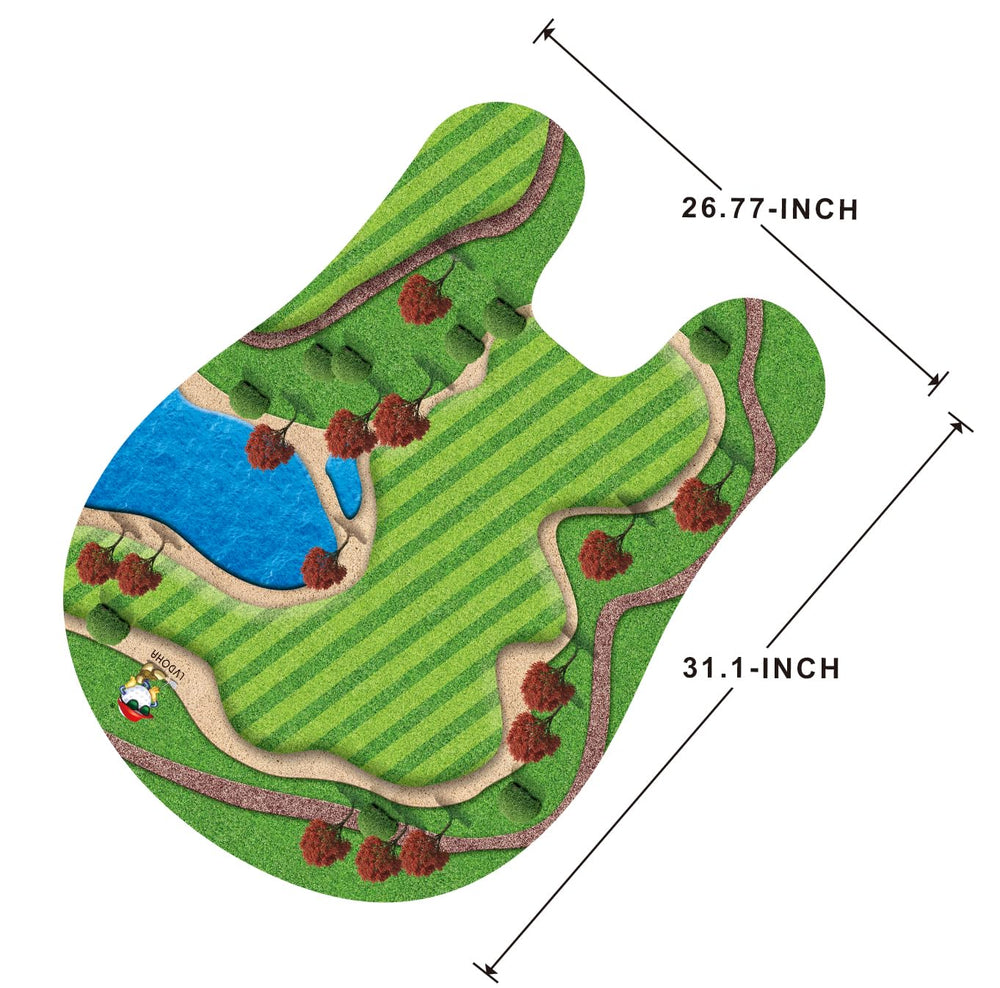 GOODLYSPORTS Toilet Golf with flag and putter provides a compact gag gift option.