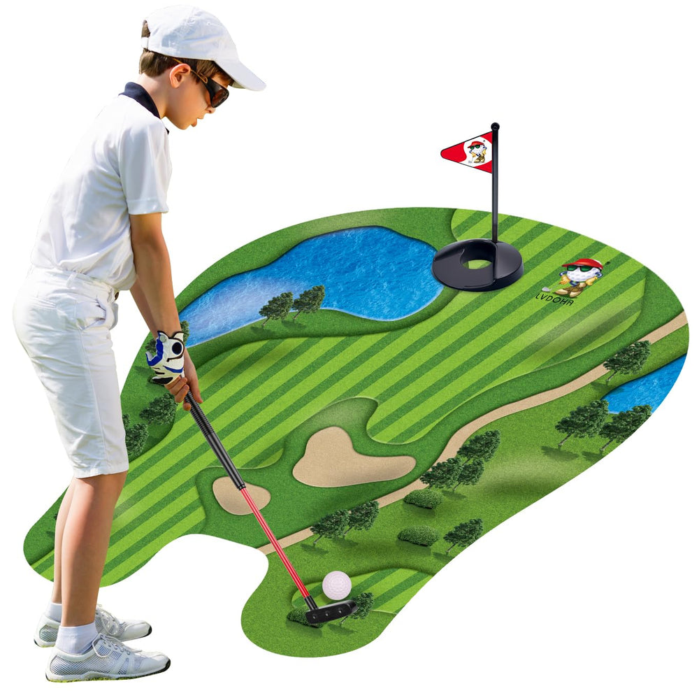 GOODLYSPORTS Toilet Golf door hanger signals game mode for guests.