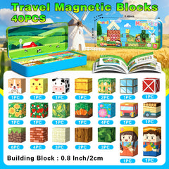 Goodtiles portable iron box keeps blocks organized for travel and busy days on the go.