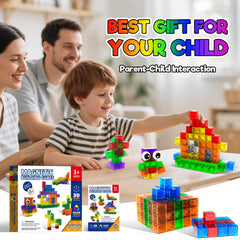 Goody King magnetic blocks suggested as a birthday or Christmas gift idea.