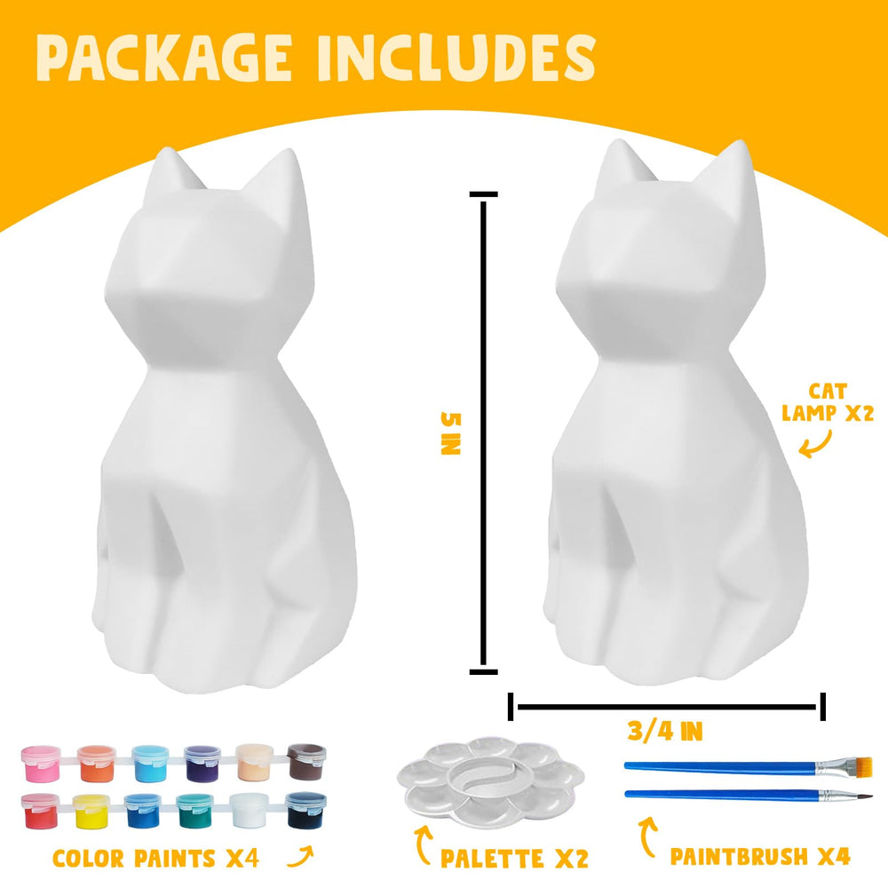 Goody King Cat Lamp Paint Colors: 24 vibrant colors for imaginative artwork.