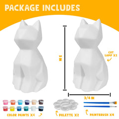 Goody King Cat Lamp Paint Colors: 24 vibrant colors for imaginative artwork.