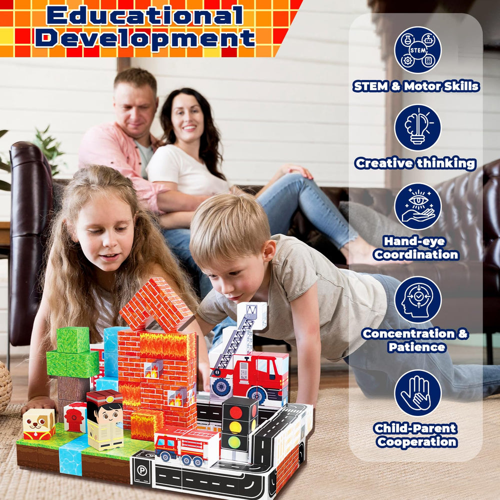 Goody King magnetic tiles support collaborative play and creativity