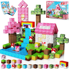 Goody King magnetic blocks in vibrant colors for creative STEM play.