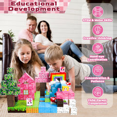 Goody King magnetic blocks box showcases a festive Christmas gift set.