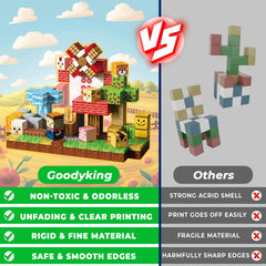 Goody King Magnetic Blocks stable builds reduce frustration during play