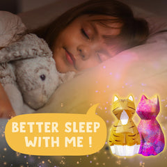 Goody King Night-light Cat Lamp: finished art doubles as a cozy room light.