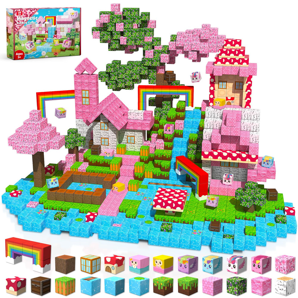 Goody King unicorn magnetic blocks for creative STEM play
