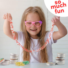 Goody Putty Emoji Orange Tin encourages concentration and hands-on exploration