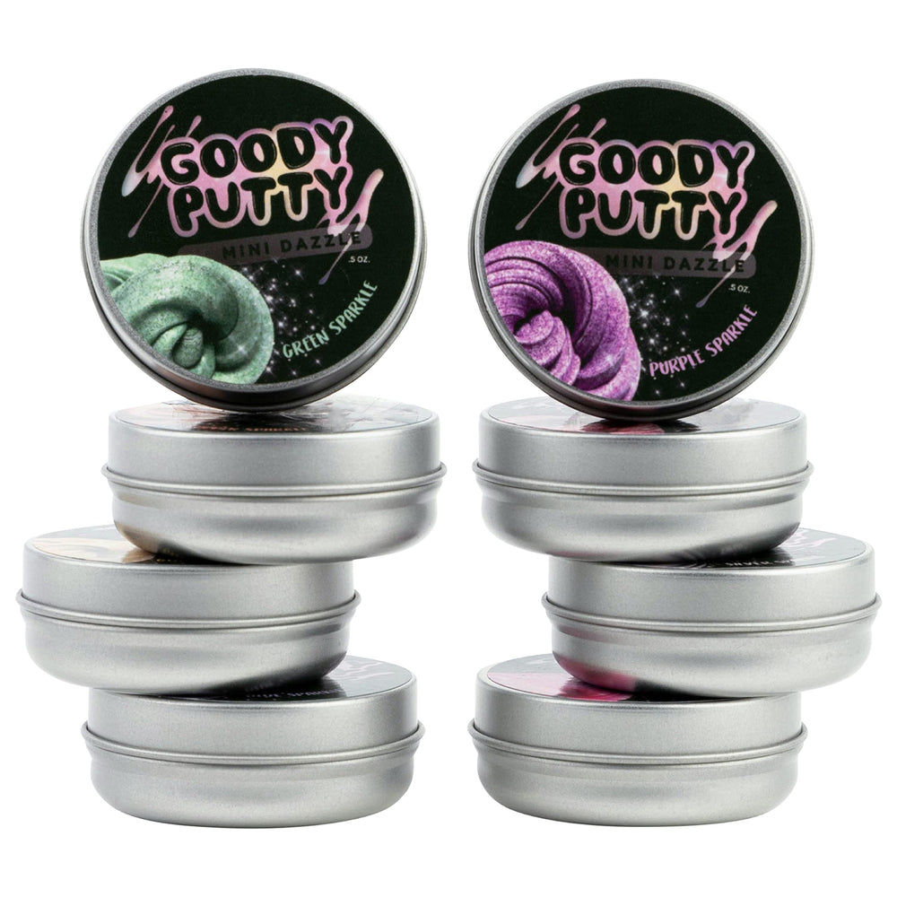 Goody Putty Mini Dazzle Tin Glitter Gold for creative fidget use