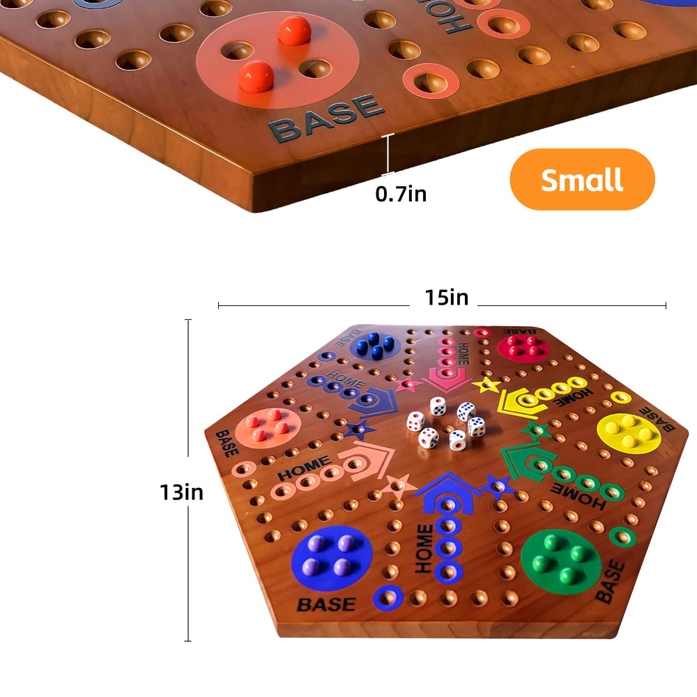 GOOGGOING 24 colored marbles help players track pieces at a glance.