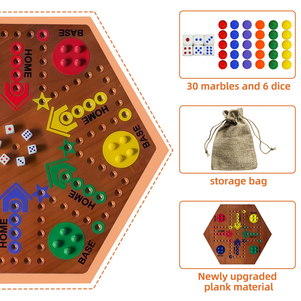 GOOGGOING painted bases and home positions simplify piece tracking.