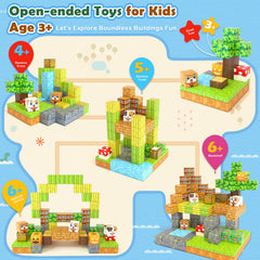Gooidea durable rounded edges ensure kid-friendly handling during construction play.