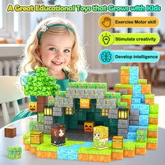 Gooidea educational sensory toys promote exploration, color recognition, and problem-solving through hands-on building.