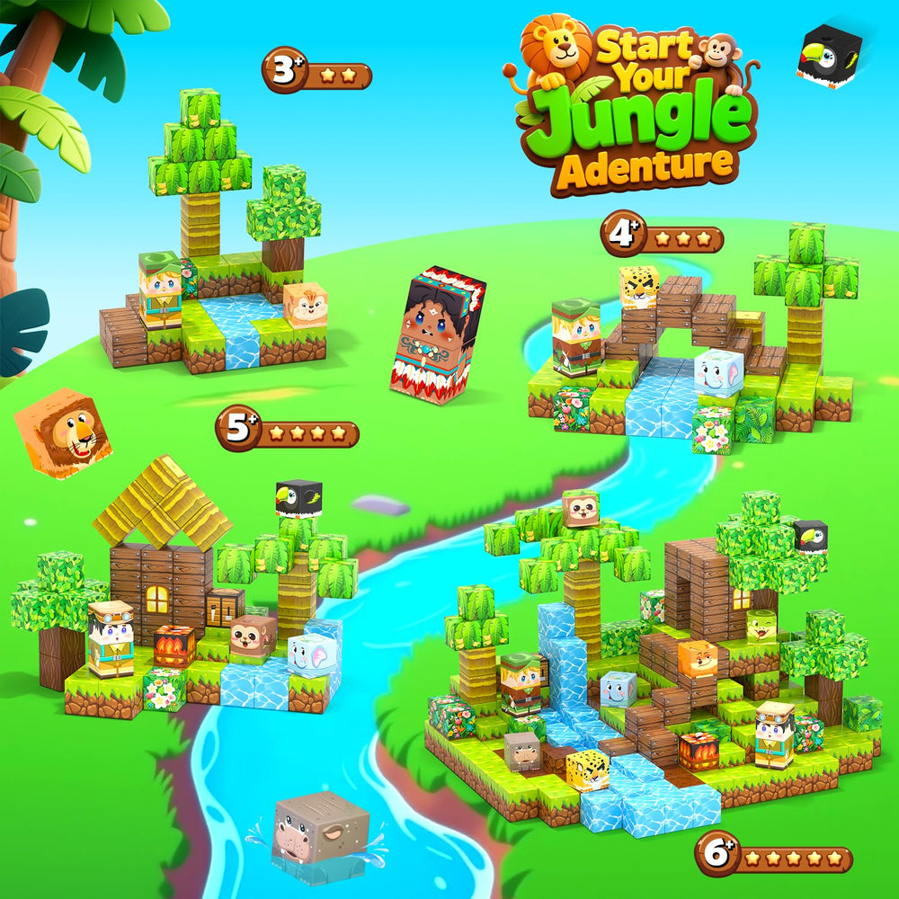 Gooidea Jungle Adventure comes with a handy storage bag for travel and cleanup.