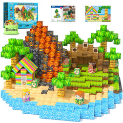Gooidea large magnetic blocks 120pcs for open-ended building fun.
