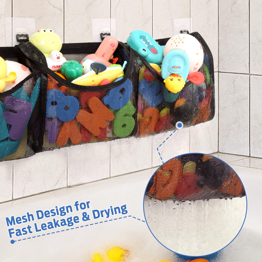 Goowin bath toy storage supports up to 10 kg without detaching