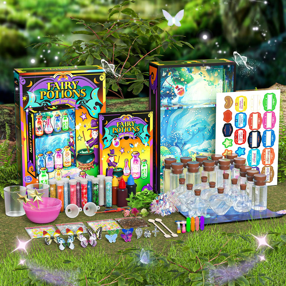 GORISPI Display box turns potions into a fairy tale centerpiece.