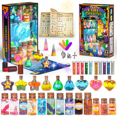 GORISPI Magic Potion Kit recipe book inspires imaginative potion ideas for creativity.