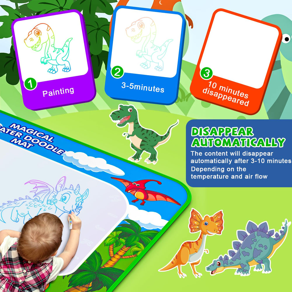 GORISPI Water Doodle Mat includes alphabet templates for letter practice.