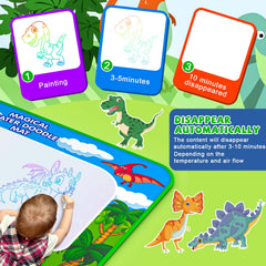 GORISPI Water Doodle Mat includes alphabet templates for letter practice.