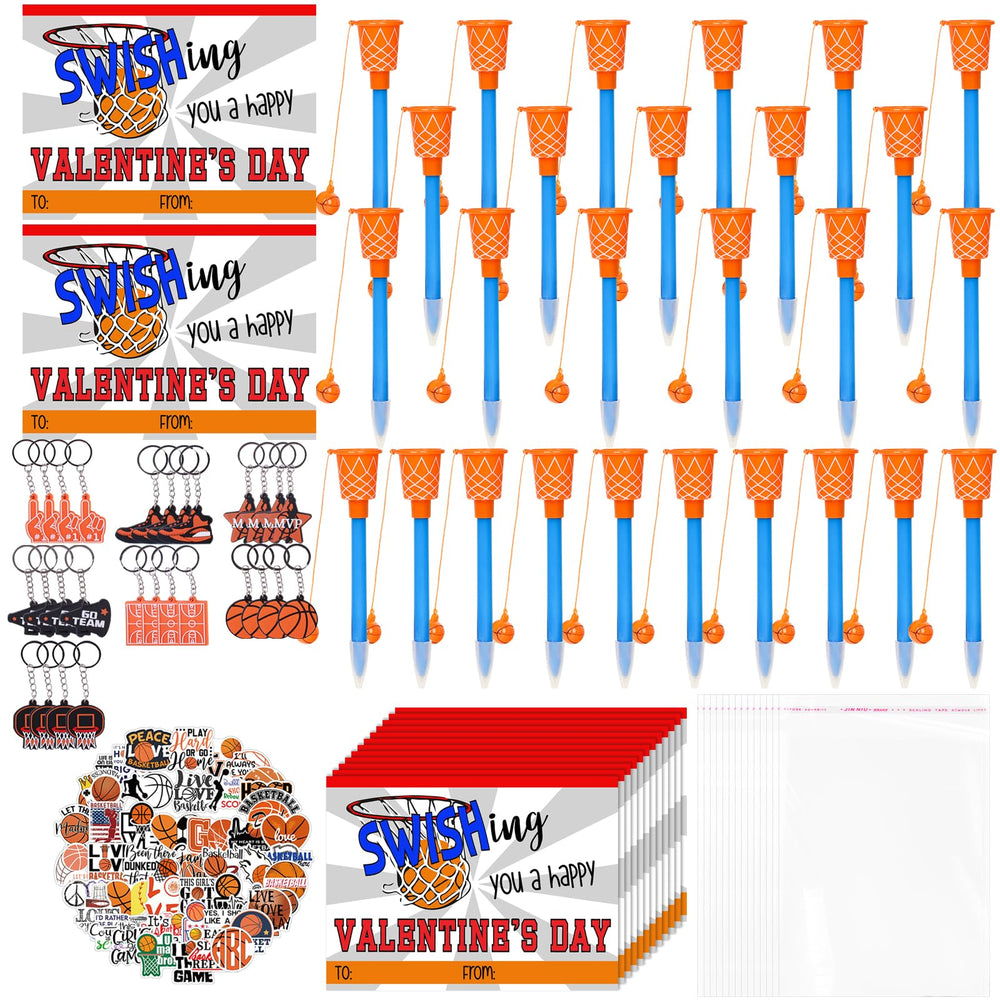 Gosodeny basketball pens deliver smooth, bold writing for Valentine cards.