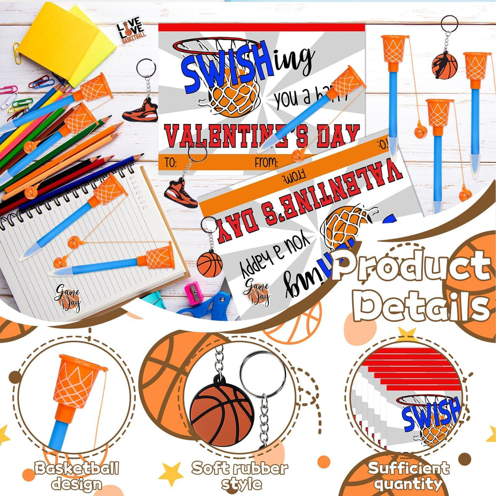 Gosodeny basketball stickers add color and flair to gifts.