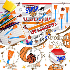 Gosodeny basketball stickers add color and flair to gifts.