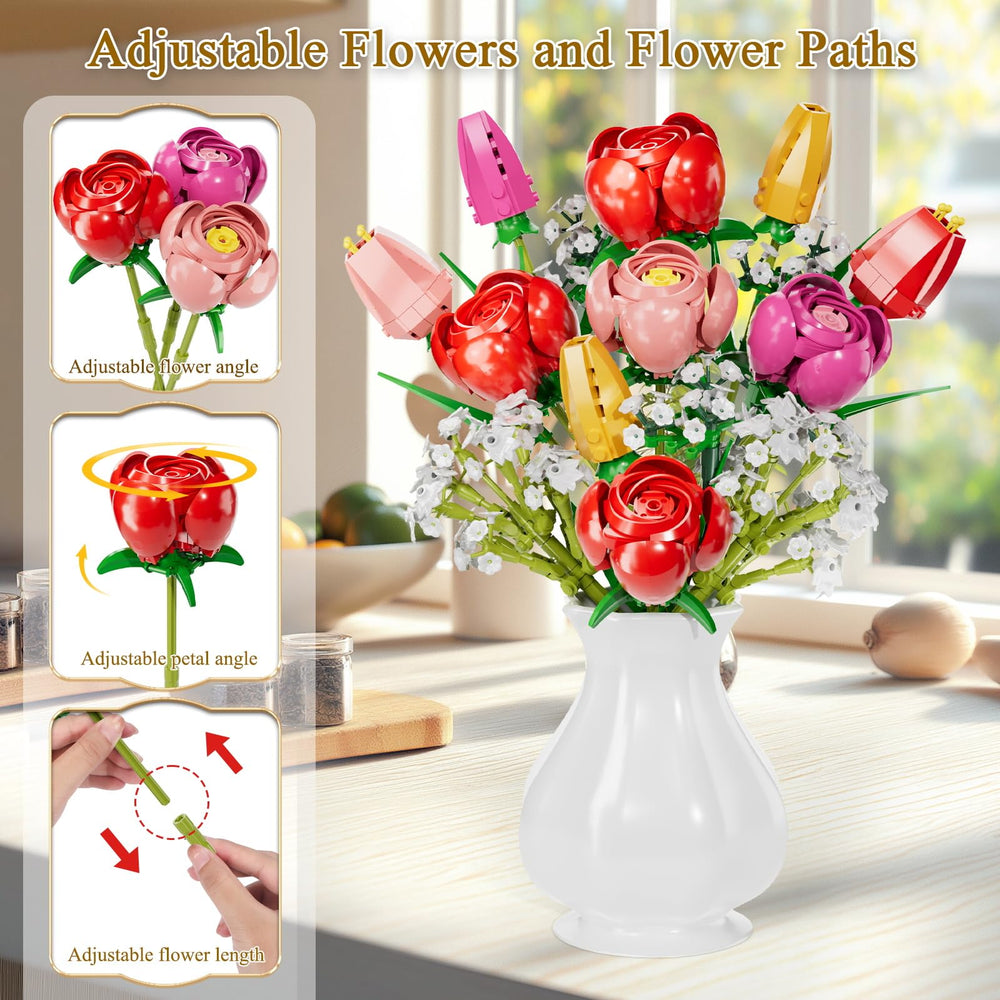GoStock mix of stargazers with roses for year-round decor inspiration