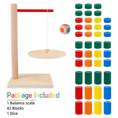 GOTHINK 42 colorful cylinders provide engaging stacking challenge.