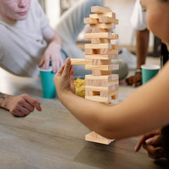 GOTHINK Tumble Tower quality checks ensure safe wooden blocks.