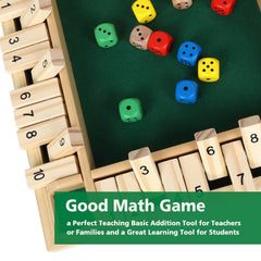 GOTHINK Shut The Box instruction guide simplifies setup for new players.
