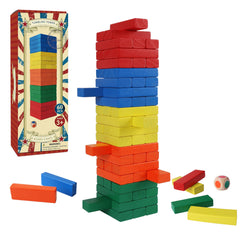 GOTHINK wooden blocks 60 pieces for colorful stacking and coordination