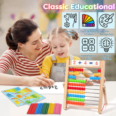 Gotoofun wooden abacus packaged as a thoughtful educational gift for home or classroom.