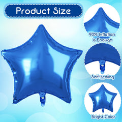 Govpy dark blue number balloon with hanging holes for easy setup