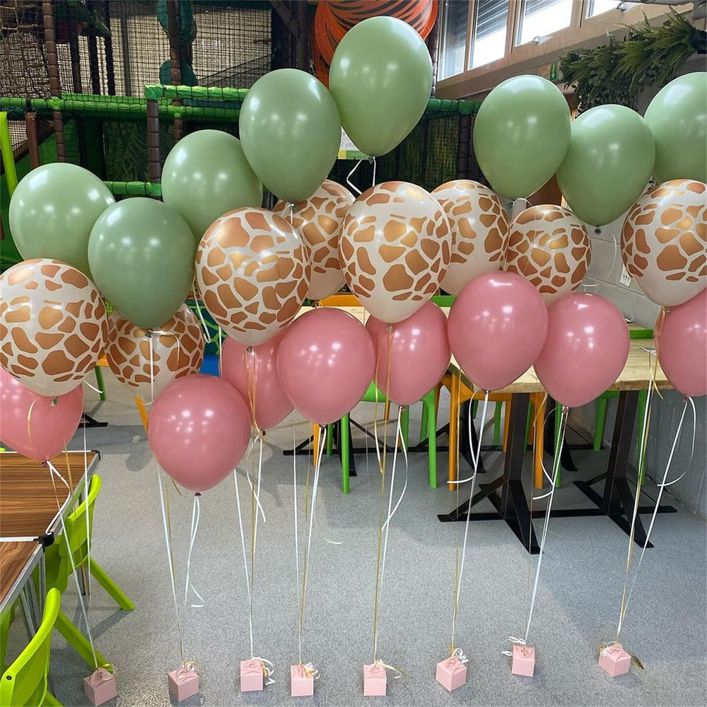 Govpy giraffe-print balloons add whimsy to safari parties and photo backdrops