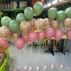 Govpy giraffe-print balloons add whimsy to safari parties and photo backdrops