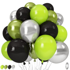 Govpy lime-green balloons 12in, vivid accents brighten your party decor.