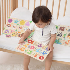 GR GRINNNIE number puzzle supports counting skills and problem-solving in toddlers.