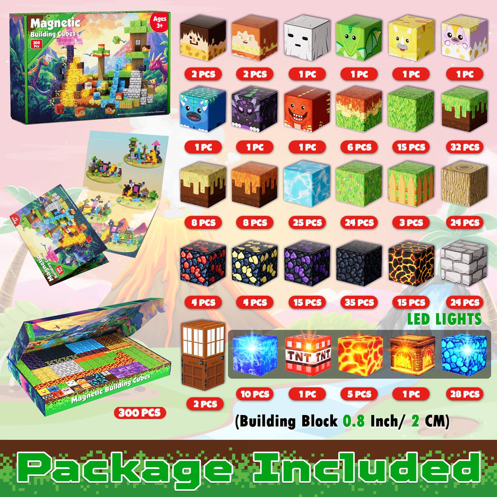 GraceDuck LED light-up blocks adding glow to imaginative builds