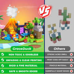 GraceDuck sensory-building toys promoting focus and tactile fun