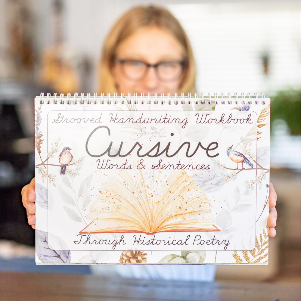 Graceful By Design homeschool-friendly cursive curriculum for diverse study settings.