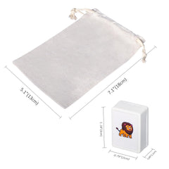 GRACIAS Mahjong Block Set blank tiles, invite personal designs and play styles.