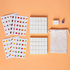 GRACIAS Mahjong Block Set DIY stickers, customize tiles for a unique look.