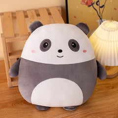 Grafingy panda face close-up plush, ideal as room decor and comforting companion.