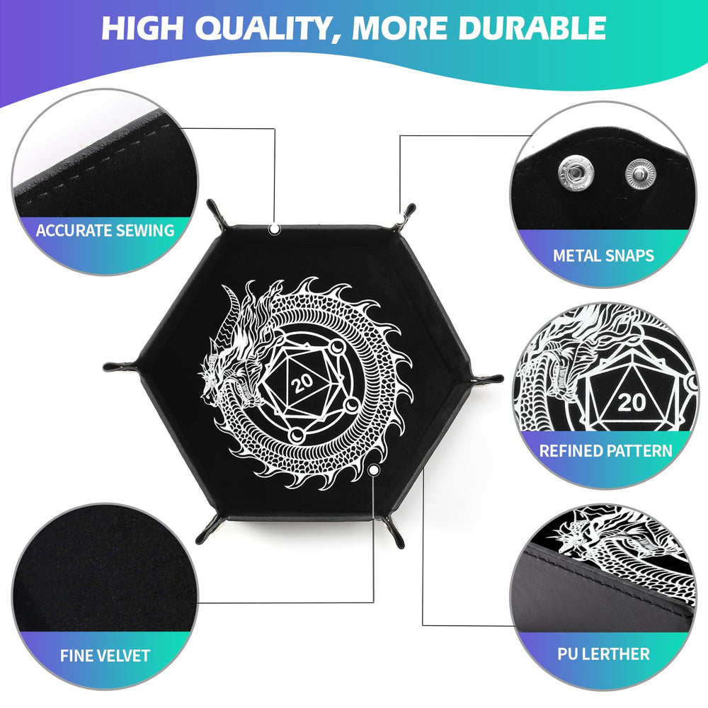 Grajar PU leather exterior and velvet interior for quiet rolls