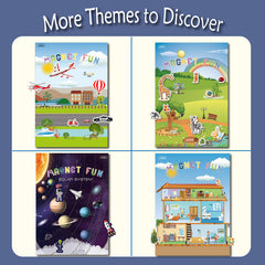 GRANDLMOON double-sided board measures 9.3 x 6.5 inches