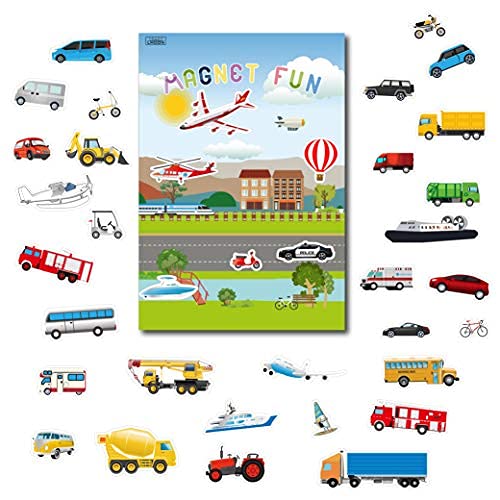GRANDLMOON magnetic portable playboard surface for organized vehicle play