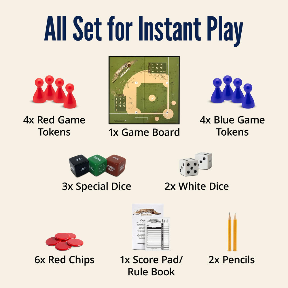 Grandma Smiley's score pad captures innings and scores for easy reference